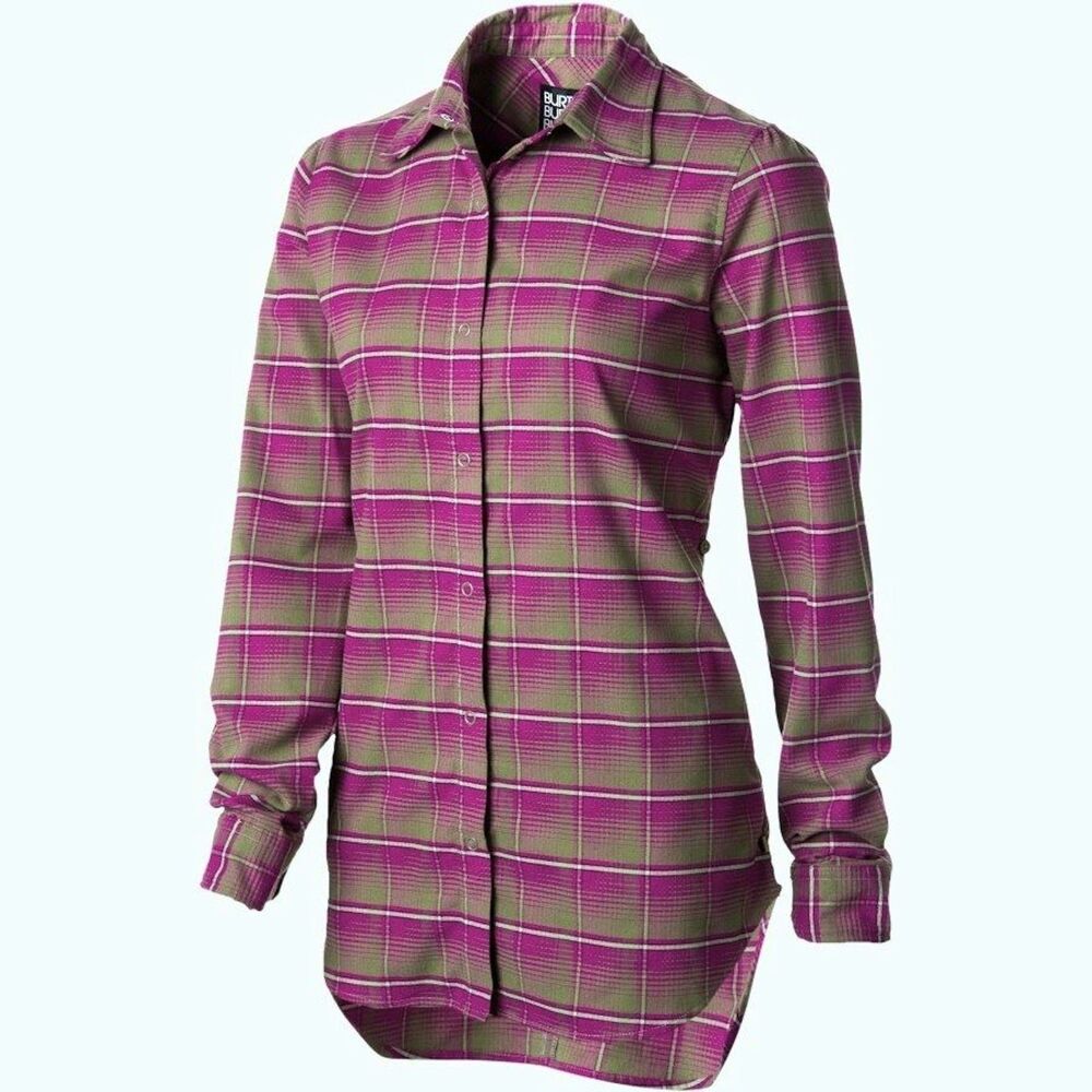 Burton Blitz Flannel Shirt Plaid Dry Ride Shirt